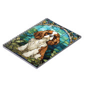 カバリヤキングチャールズスパニエル犬 ノートブック (左側)