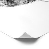 カバリヤキングチャールズスパニエル犬 ポスター (角)