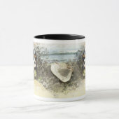 カバリヤキングチャールズスパニエル犬 マグカップ (中央)