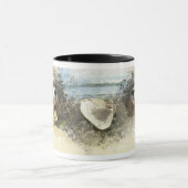 カバリヤキングチャールズスパニエル犬 マグカップ (中央)