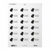 カバリヤキングチャールズスパニエル犬 ラベル (フルシート)