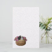 カバリヤキングチャールズスパニエル犬 便箋 (スタンド正面)