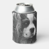 カバリヤキングチャールズスパニエル犬 缶クーラー (缶裏面)