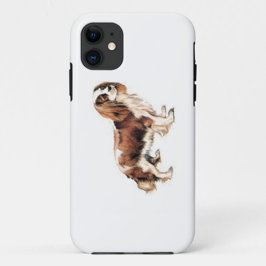 カバリヤキングチャールズスパニエル犬 Case-Mate iPhoneケース (裏面)
