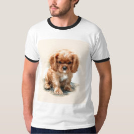 カバリヤキングチャールズスパニエル犬 Tシャツ