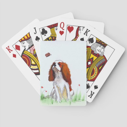 カバリヤキングチャールズスパニエル犬CKC トランプ (裏面)