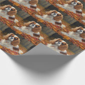 カバリヤーキングイン紅葉秋インスパイア ラッピングペーパー (角)