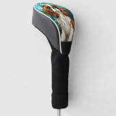 カバリヤーキングチャールズスパニエル犬ゴルフヘッドカバー ゴルフヘッドカバー (アングル)