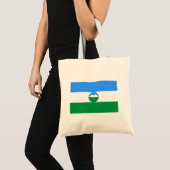 カバルダ・バルカル共和国旗 トートバッグ (正面(商品))