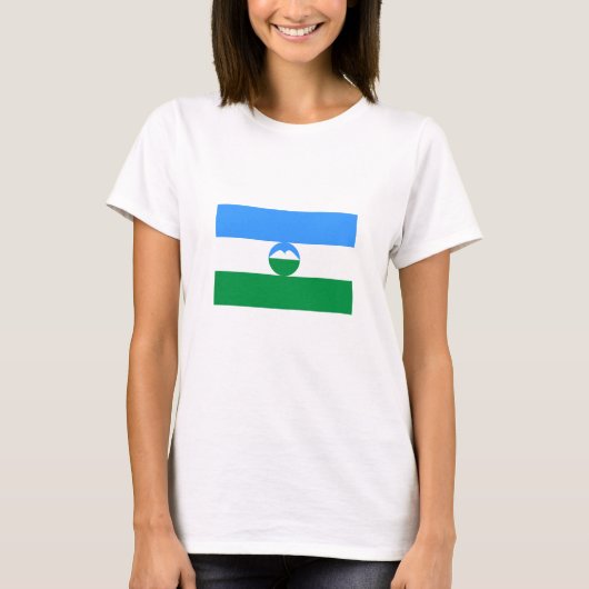 カバルダ・バルカル共和国旗 Tシャツ (正面)