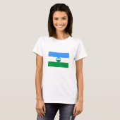 カバルダ・バルカル共和国旗 Tシャツ (正面フル)