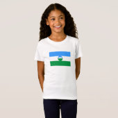 カバルダ・バルカル共和国旗 Tシャツ (正面フル)