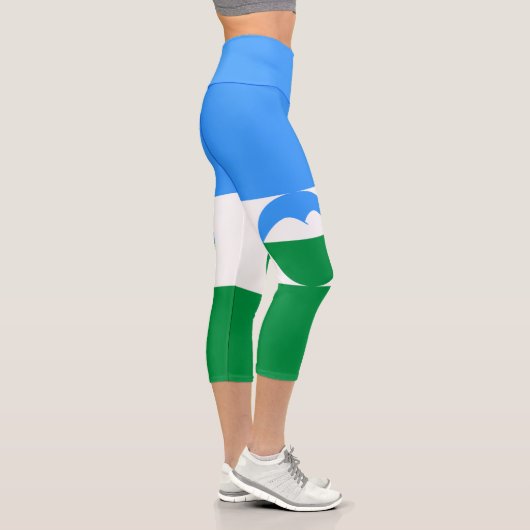 カバルディノバルカリア国旗 カプリレギンス (右)