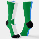 カバルディノバルカリア国旗 ソックス (傾斜あり)