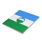 カバルディノバルカリア国旗 タイル (側面)