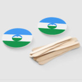 カバルディノバルカリア国旗 ハンドファン (組立なし)