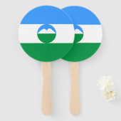カバルディノバルカリア国旗 ハンドファン (正面&裏面)
