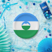 カバルディノバルカリア国旗 ペーパープレート (パーティー)