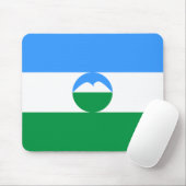 カバルディノバルカリア国旗 マウスパッド (マウス)