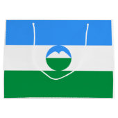 カバルディノバルカリア国旗 ラージペーパーバッグ (正面)