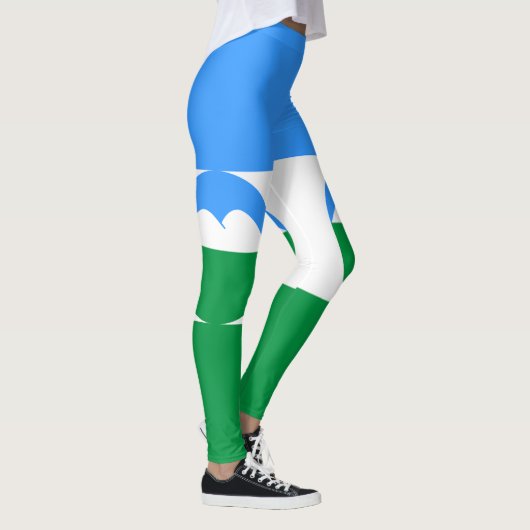 カバルディノバルカリア国旗 レギンス (右)