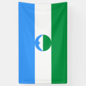 カバルディノバルカリア国旗 横断幕 (縦)