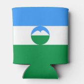 カバルディノバルカリア国旗 缶クーラー (裏面)