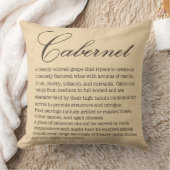 カバルネワインのワインの枕 クッション (ブランケット)