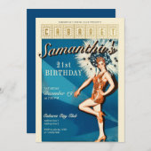 カバレパリパリパリジャングラム誕生日 招待状 (正面/裏面)