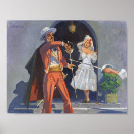 カバレーロスペインのライダーバイクルハネク ポスター