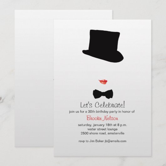 カバレ招待状 招待状 (正面/裏面)