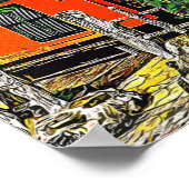 カバレ・オ・ラピン・アジャイル。フランスのパリ。 ポスター (角)