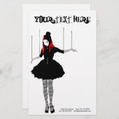 カバレ・マリオネット 便箋 (正面/裏面)