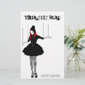 カバレ・マリオネット 便箋 (スタンド正面)