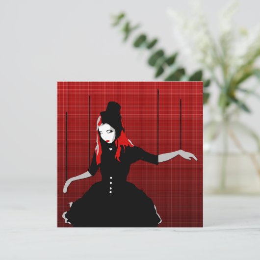 カバレ・マリオネット 招待状 (スタンド正面)