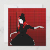 カバレ・マリオネット 招待状 (正面)