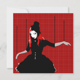 カバレ・マリオネット 招待状