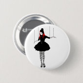 カバレ・マリオネット 缶バッジ (正面&裏面)