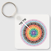 カバロジズムの創造 – ヘブライ語同性愛者セフィロット キーホルダー (正面)