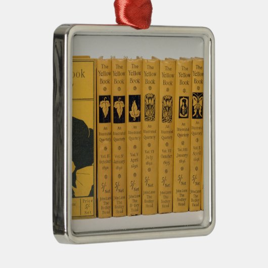 カバーおよび脊柱は「イエローブックのために」、Vol.設計します メタルオーナメント (右)