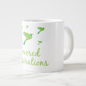 カバーされたインスピレーション専門マグカップ ジャンボコーヒーマグカップ (正面右)