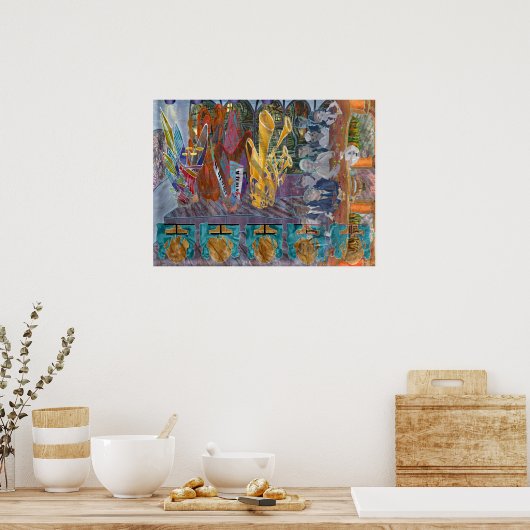 カバーなし ポスター (キッチン)