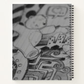 カバーのスケッチ ノートブック (裏面)