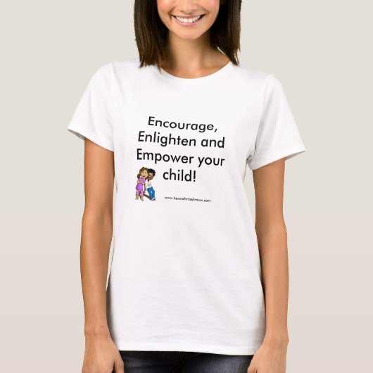 カバーは、あなたのCHを…励まし、啓発し、そして権限を与えます Tシャツ (正面)