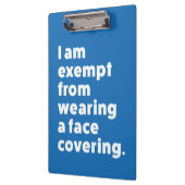 カバーを着用しない顔 クリップボード (左)