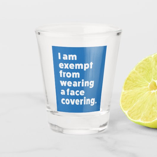 カバーを着用しない顔 ショットグラス (正面)