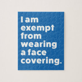 カバーを着用しない顔 ジグソーパズル