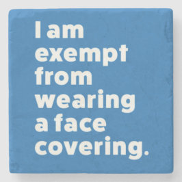 カバーを着用しない顔 ストーンコースター