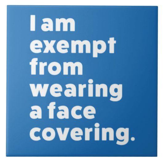 カバーを着用しない顔 タイル (正面)