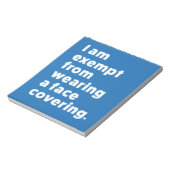 カバーを着用しない顔 ノートパッド (回転)